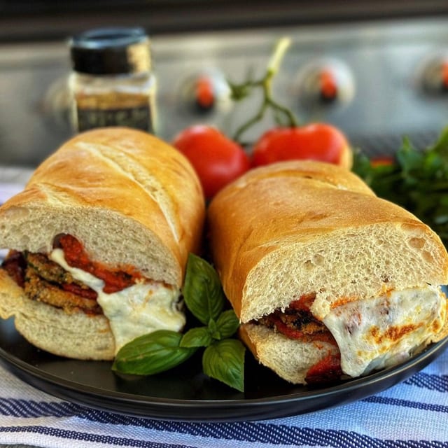 Eggplant Sandwich.