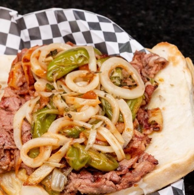Ribeye Steak Sandwich.
