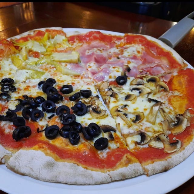 Four Seasons Pizza - Thin Crust.