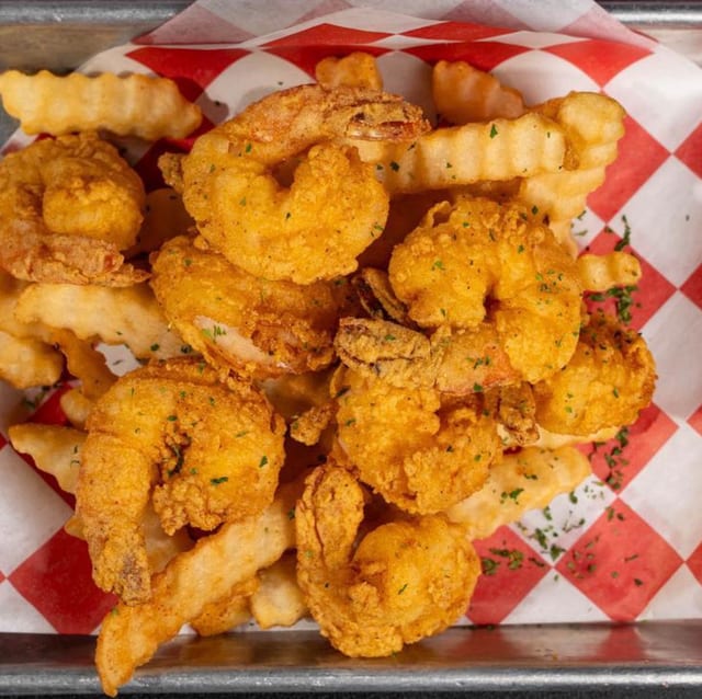 Shrimp in a Basket.