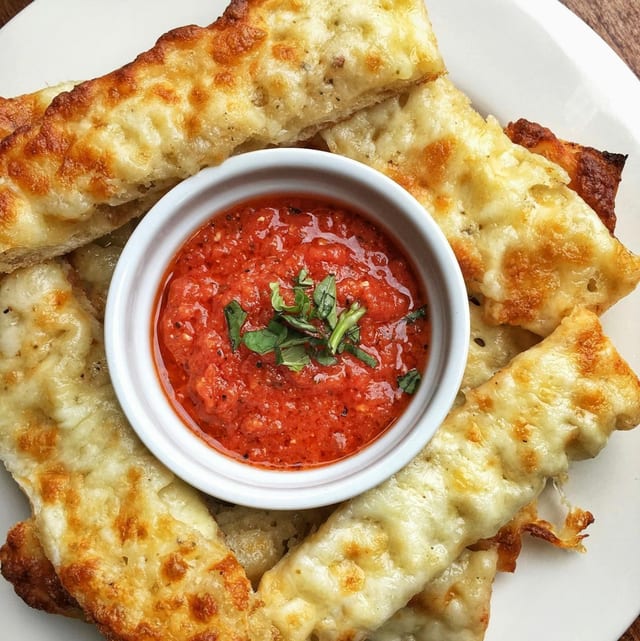 Cheesy Bread Sticks.