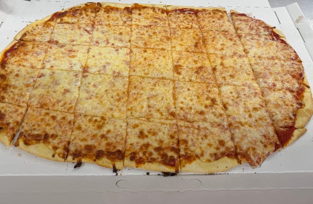 Cheese Football Pizza.