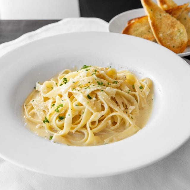 Alfredo Sauce Pasta.
